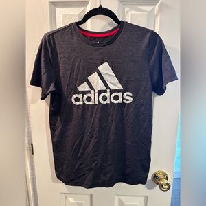Adidas Boys Black T-Shirt
